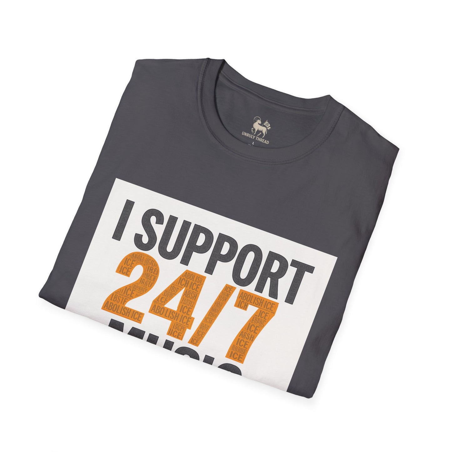 I Support 24/7 Music Festivals | Unisex Softstyle Shirt