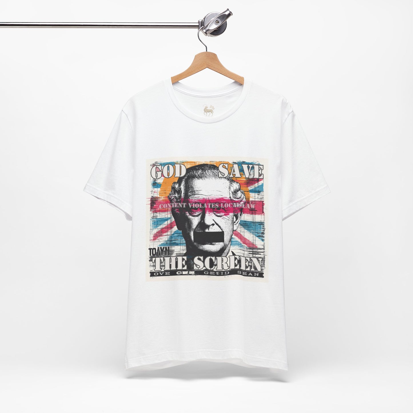 God Save The Screen – Protest Tee (UK Online Safety Act Edition) | Unisex Jersey Short Sleeve T-Shirt, Thought-Provoking Apparel