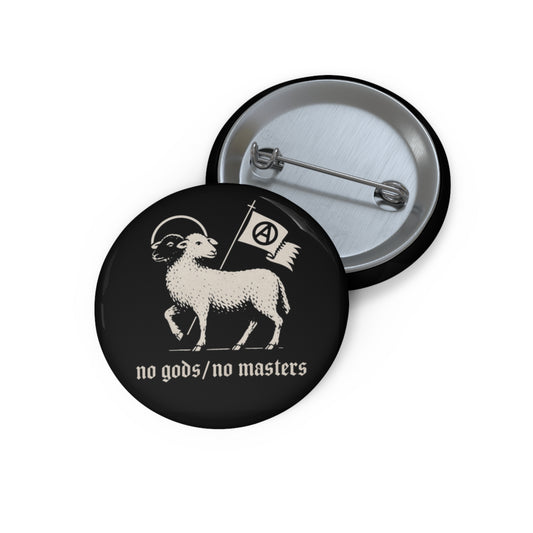 No gods/No masters: Custom Pin
