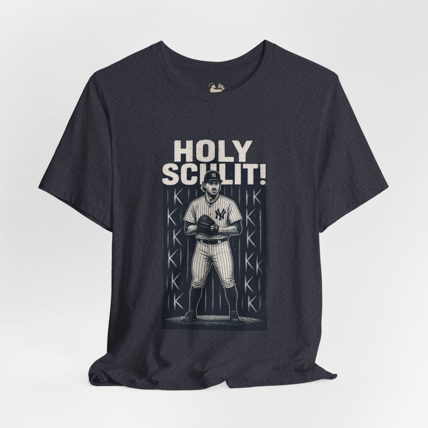 Holy Schlit! — Cam Schlittler 12K Bronx Tee (Navy)