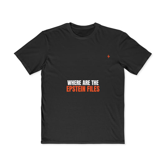 Where Are The Epstein Files — Truth Demand Tee | Unruly Thread