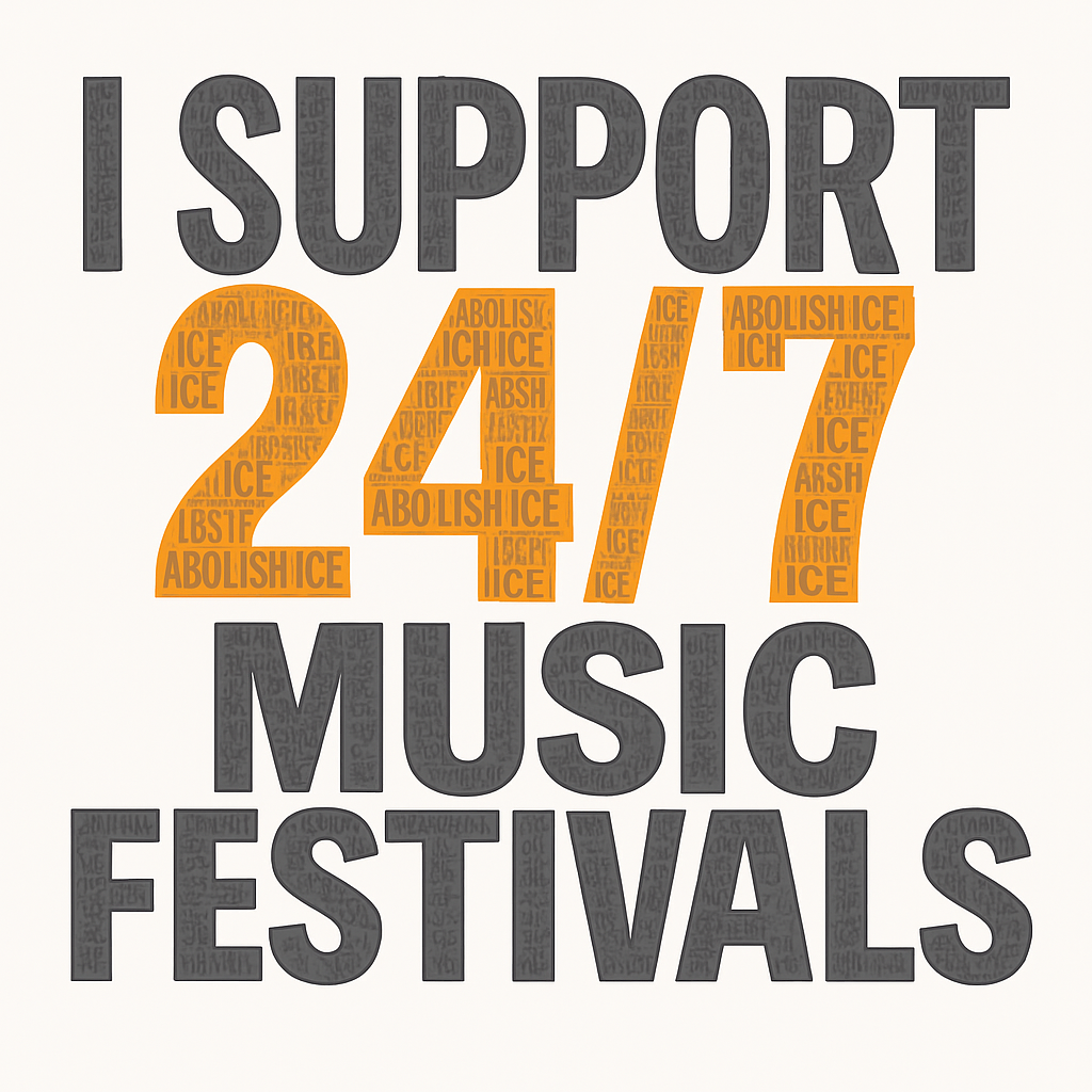 I Support 24/7 Music Festivals | Unisex Softstyle Shirt