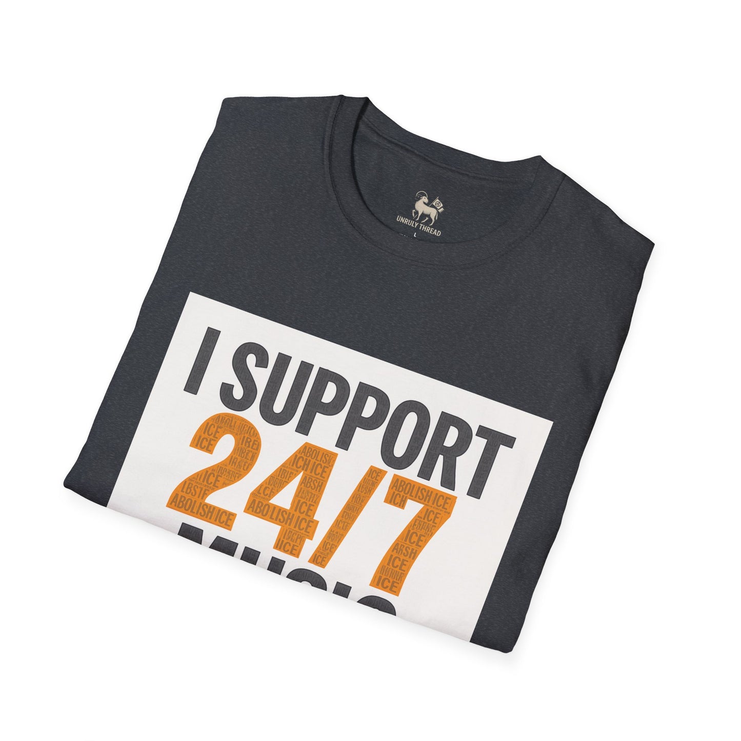 I Support 24/7 Music Festivals | Unisex Softstyle Shirt