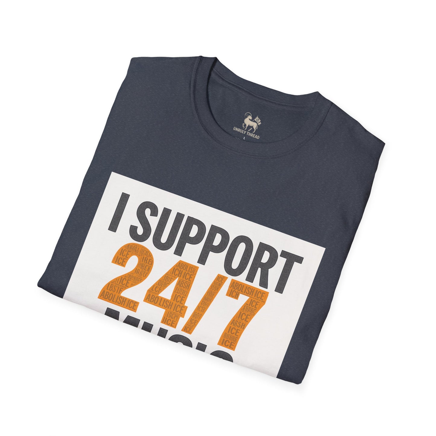 I Support 24/7 Music Festivals | Unisex Softstyle Shirt