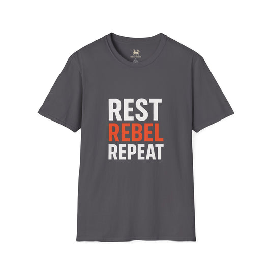 Rest. Rebel. Repeat. | Activist Apparel by Unruly Thread