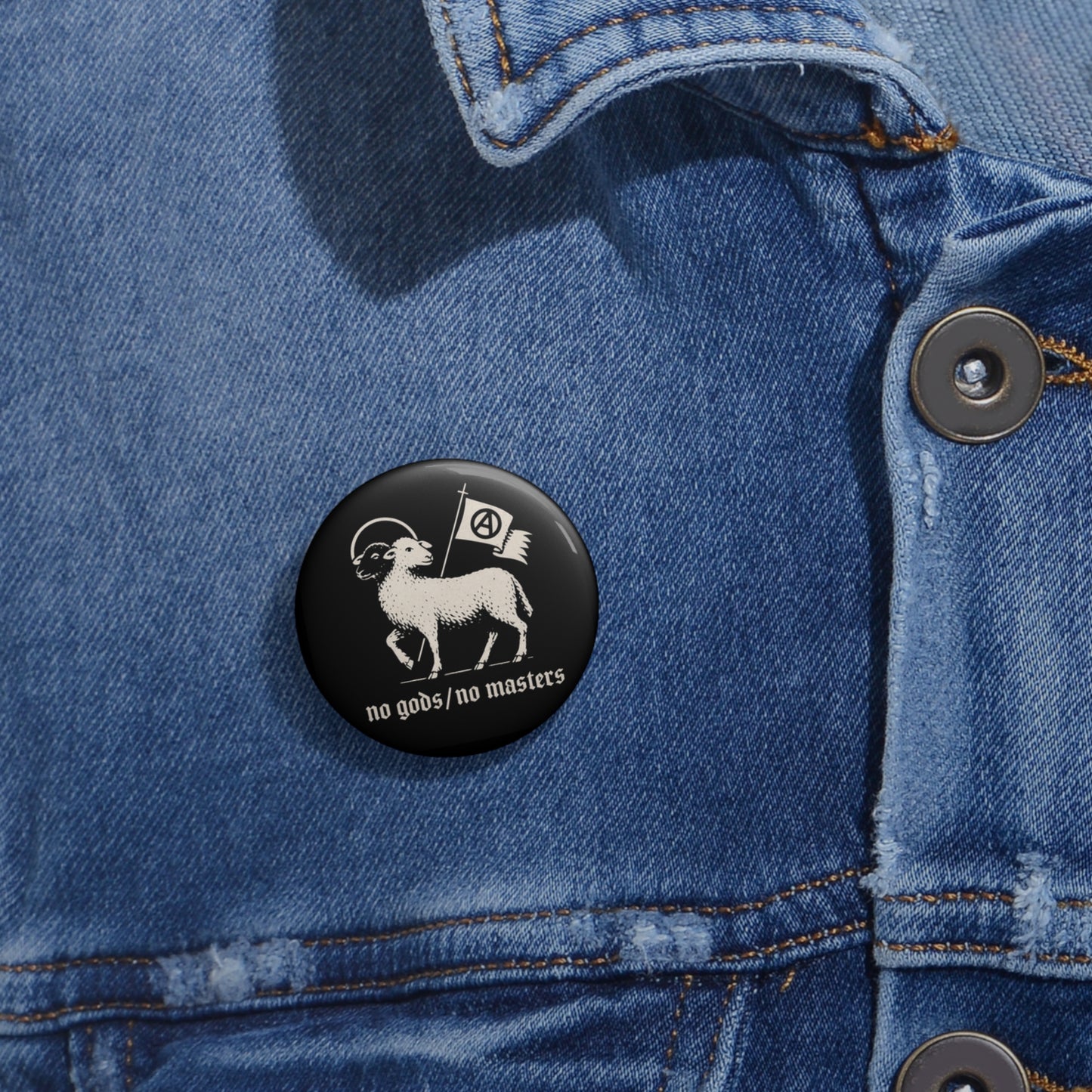 No gods/No masters: Custom Pin
