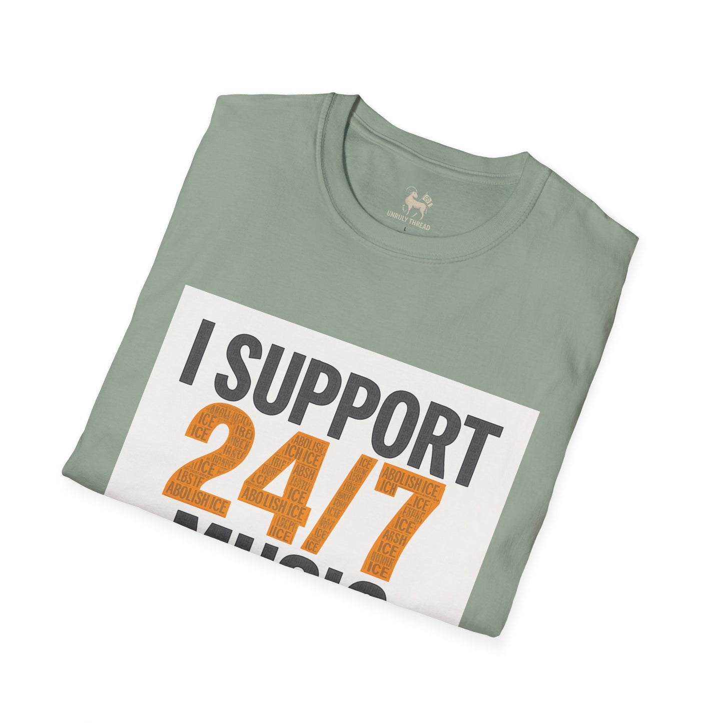 I Support 24/7 Music Festivals | Unisex Softstyle Shirt