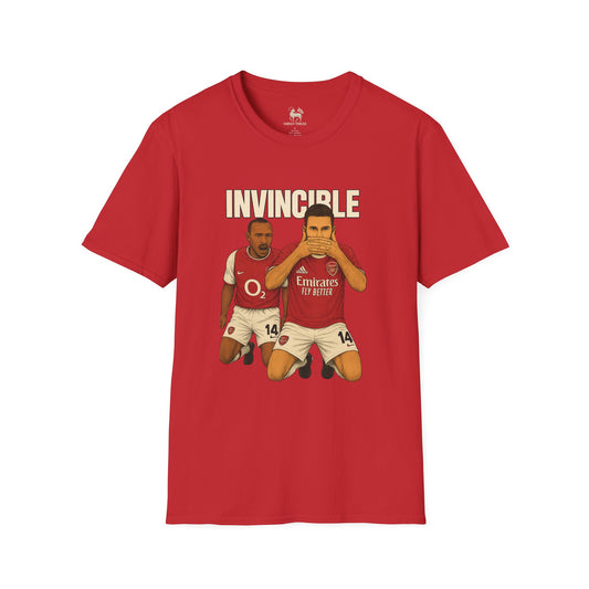 INVINCIBLE: Arsenal Legacy Tee ft. Henry & Gyökeres | Unisex Softstyle Shirt