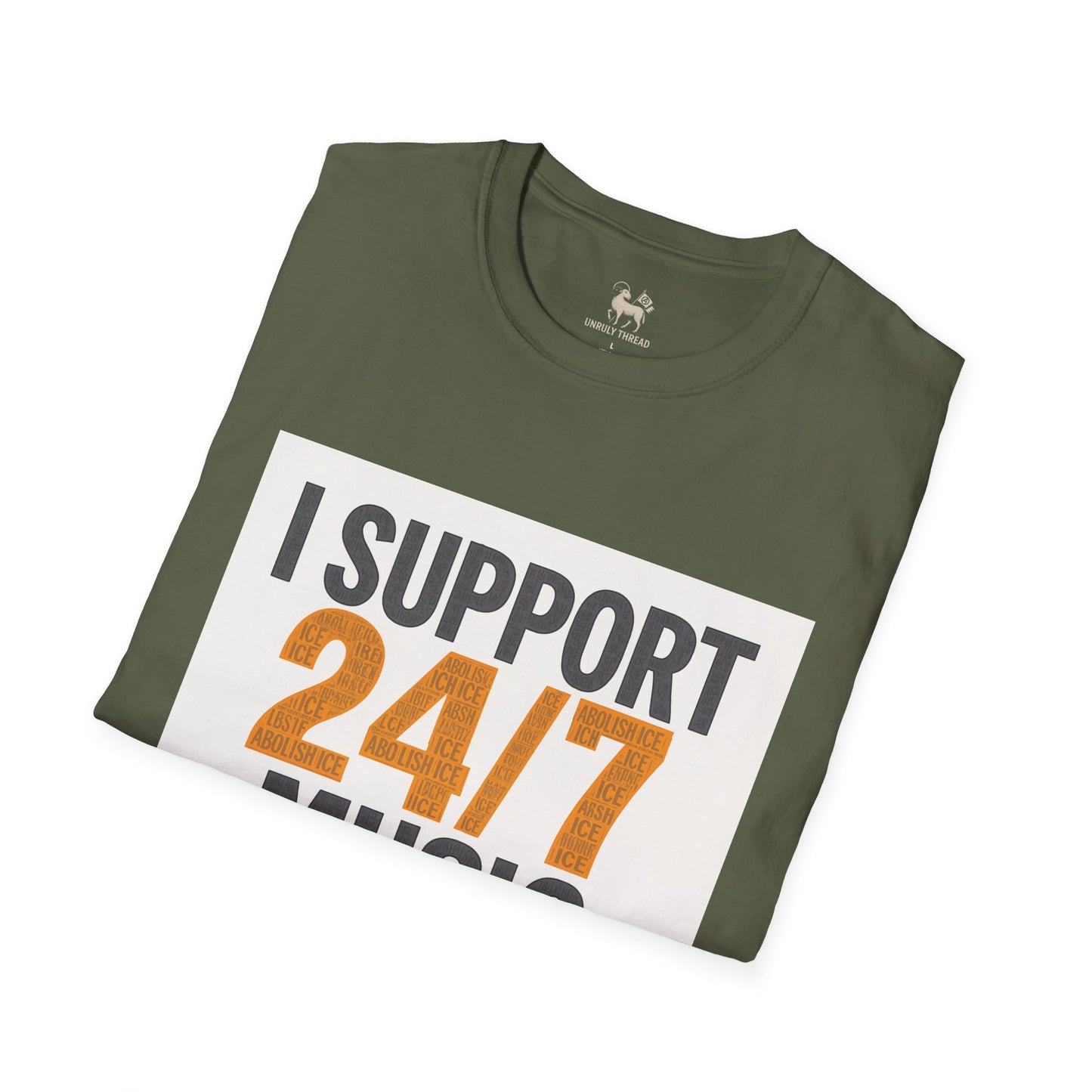 I Support 24/7 Music Festivals | Unisex Softstyle Shirt