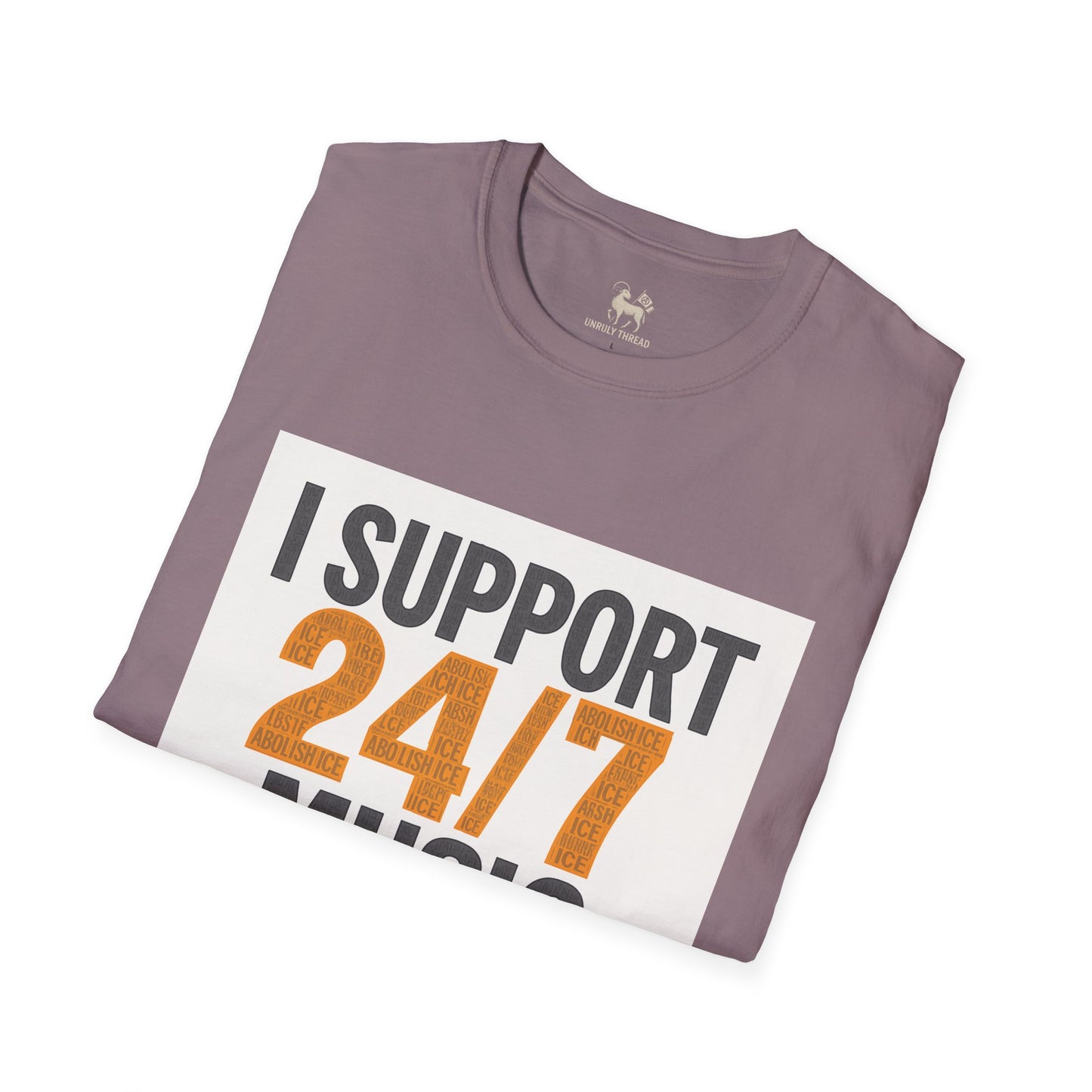 I Support 24/7 Music Festivals | Unisex Softstyle Shirt