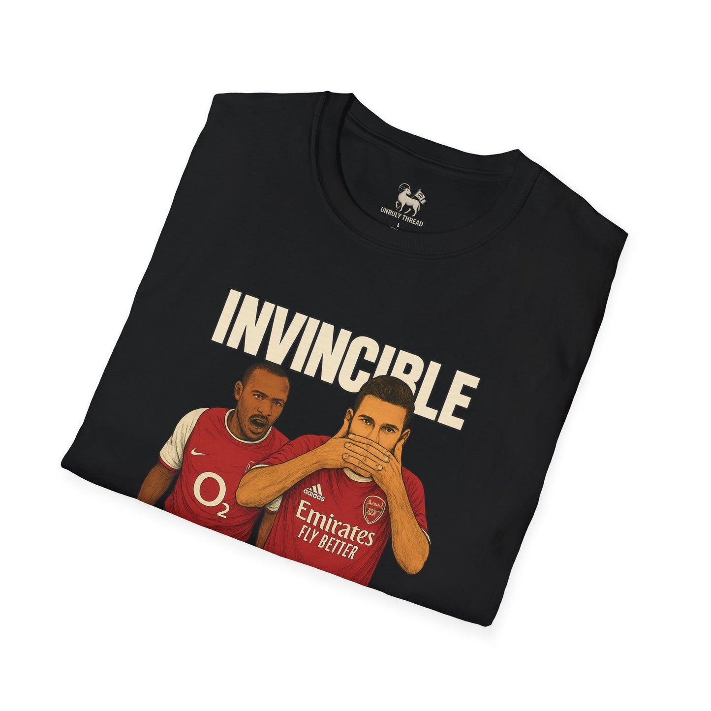 INVINCIBLE: Arsenal Legacy Tee ft. Henry & Gyökeres | Unisex Softstyle Shirt