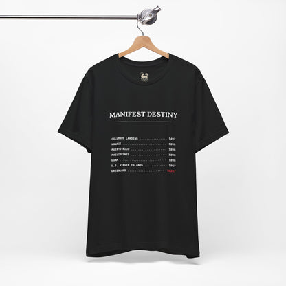 Manifest Destiny Timeline Tee | Political History Shirt