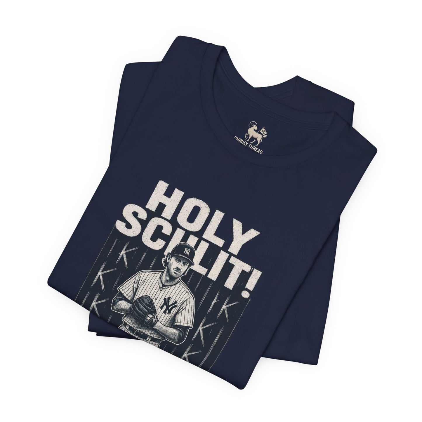 Holy Schlit! — Cam Schlittler 12K Bronx Tee (Navy)
