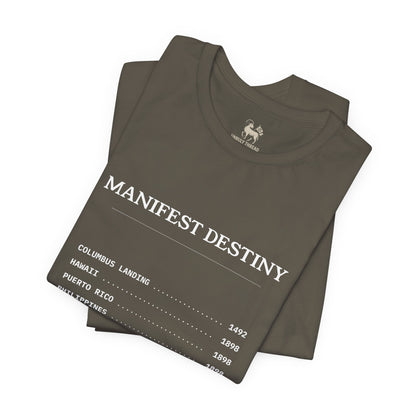 Manifest Destiny Timeline Tee | Political History Shirt