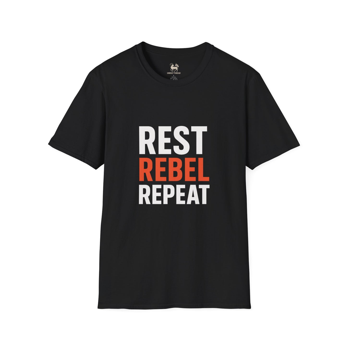 Rest. Rebel. Repeat. | Activist Apparel by Unruly Thread