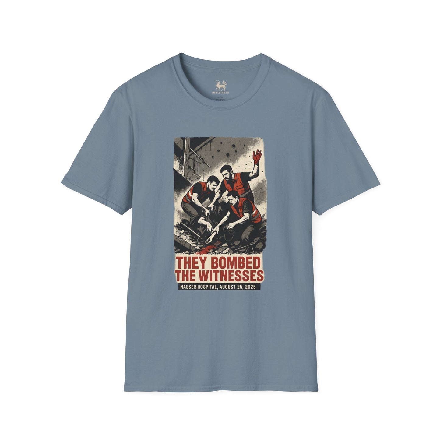 🩸 THEY BOMBED THE WITNESSES | Activist Apparel by Unruly Thread