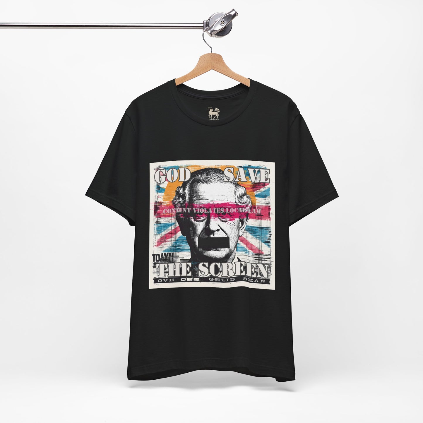 God Save The Screen – Protest Tee (UK Online Safety Act Edition) | Unisex Jersey Short Sleeve T-Shirt, Thought-Provoking Apparel