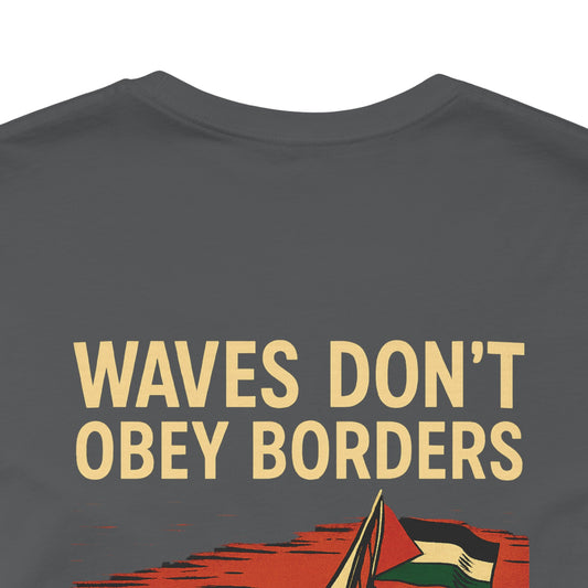 🩶 GLOBAL SUMUD FLOTILLA — RESISTANCE EDITION | Unisex Jersey Short Sleeve T-Shirt, Thought-Provoking Apparel