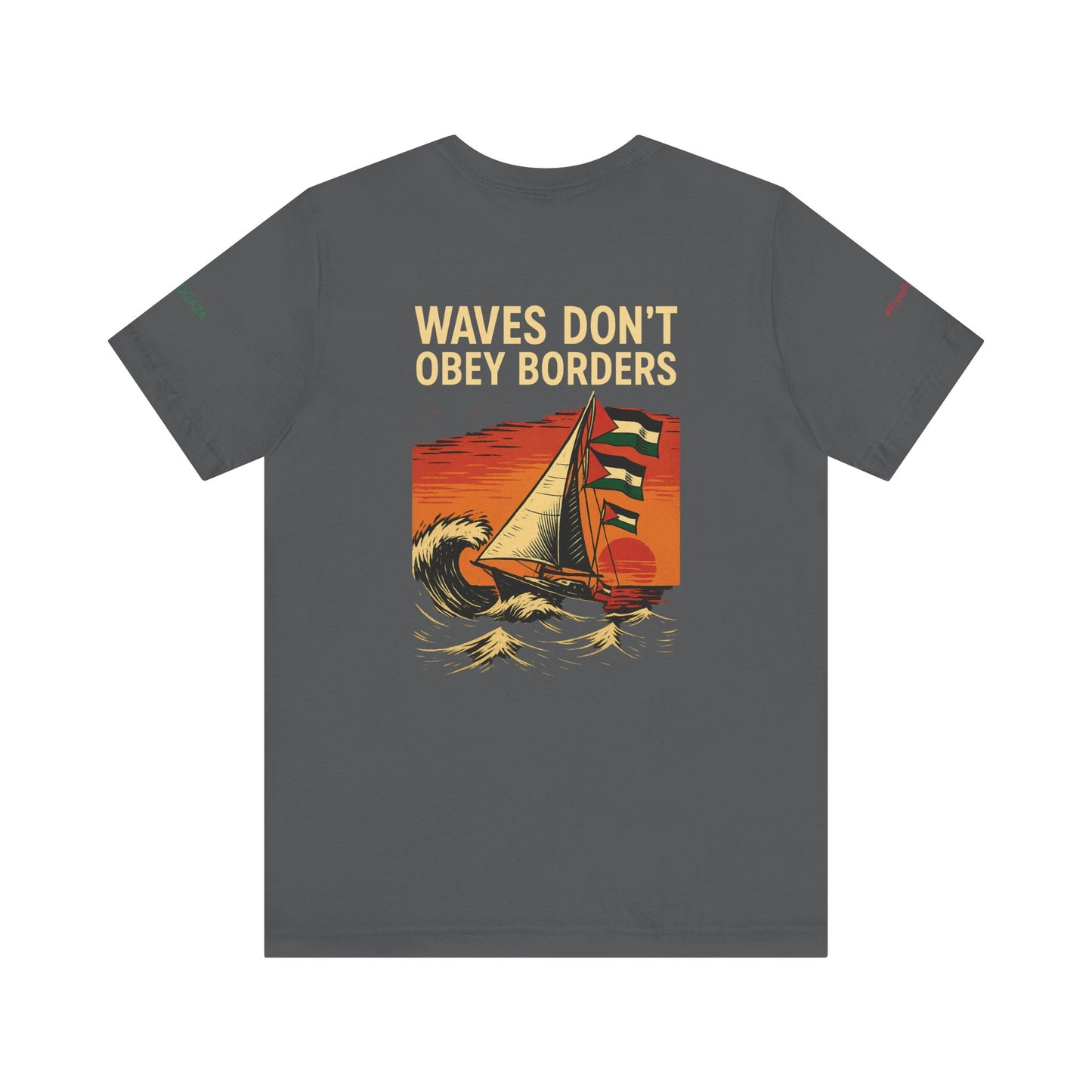 🩶 GLOBAL SUMUD FLOTILLA — RESISTANCE EDITION | Unisex Jersey Short Sleeve T-Shirt, Thought-Provoking Apparel