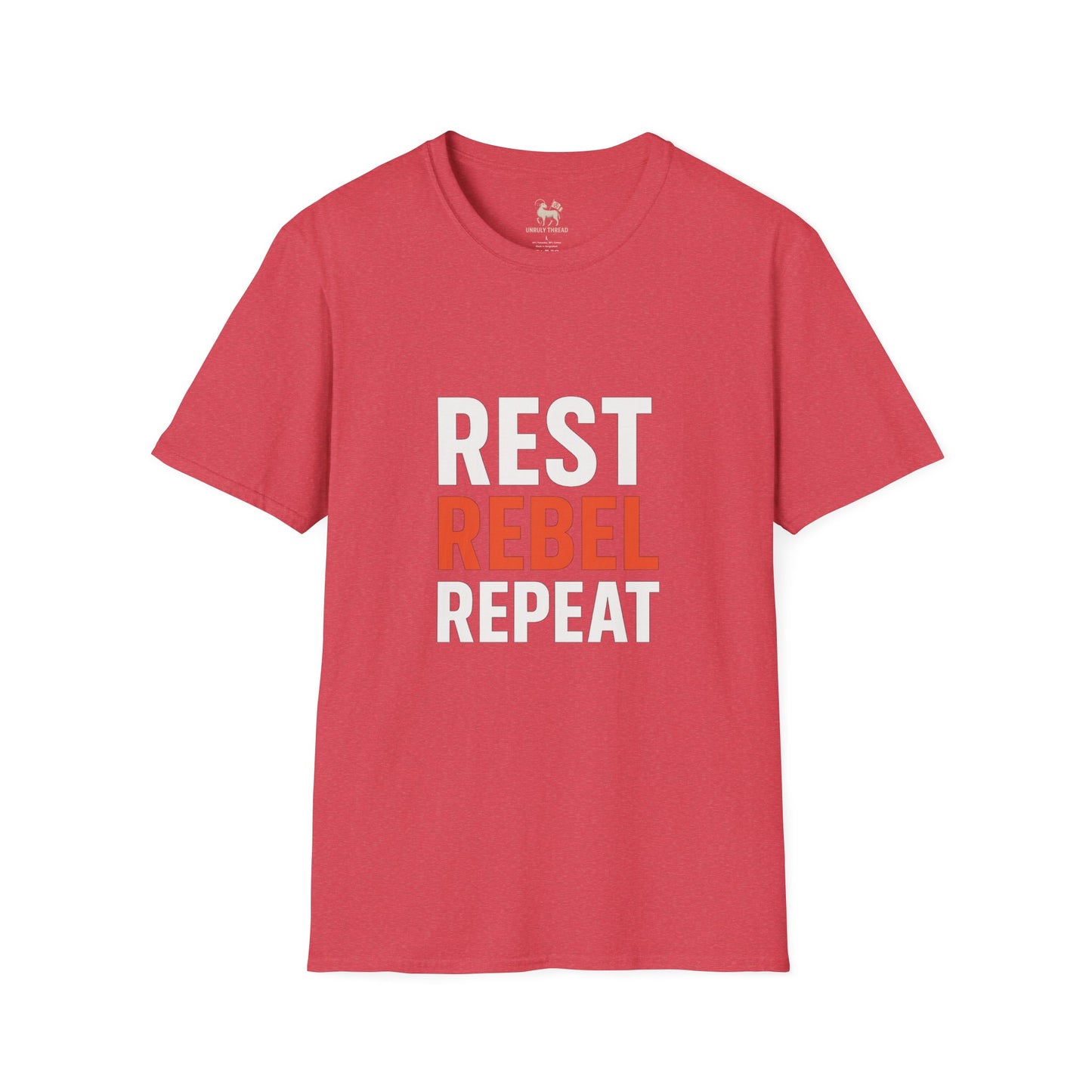 Rest. Rebel. Repeat. | Activist Apparel by Unruly Thread