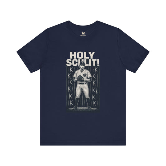 Holy Schlit! — Cam Schlittler 12K Bronx Tee (Navy)