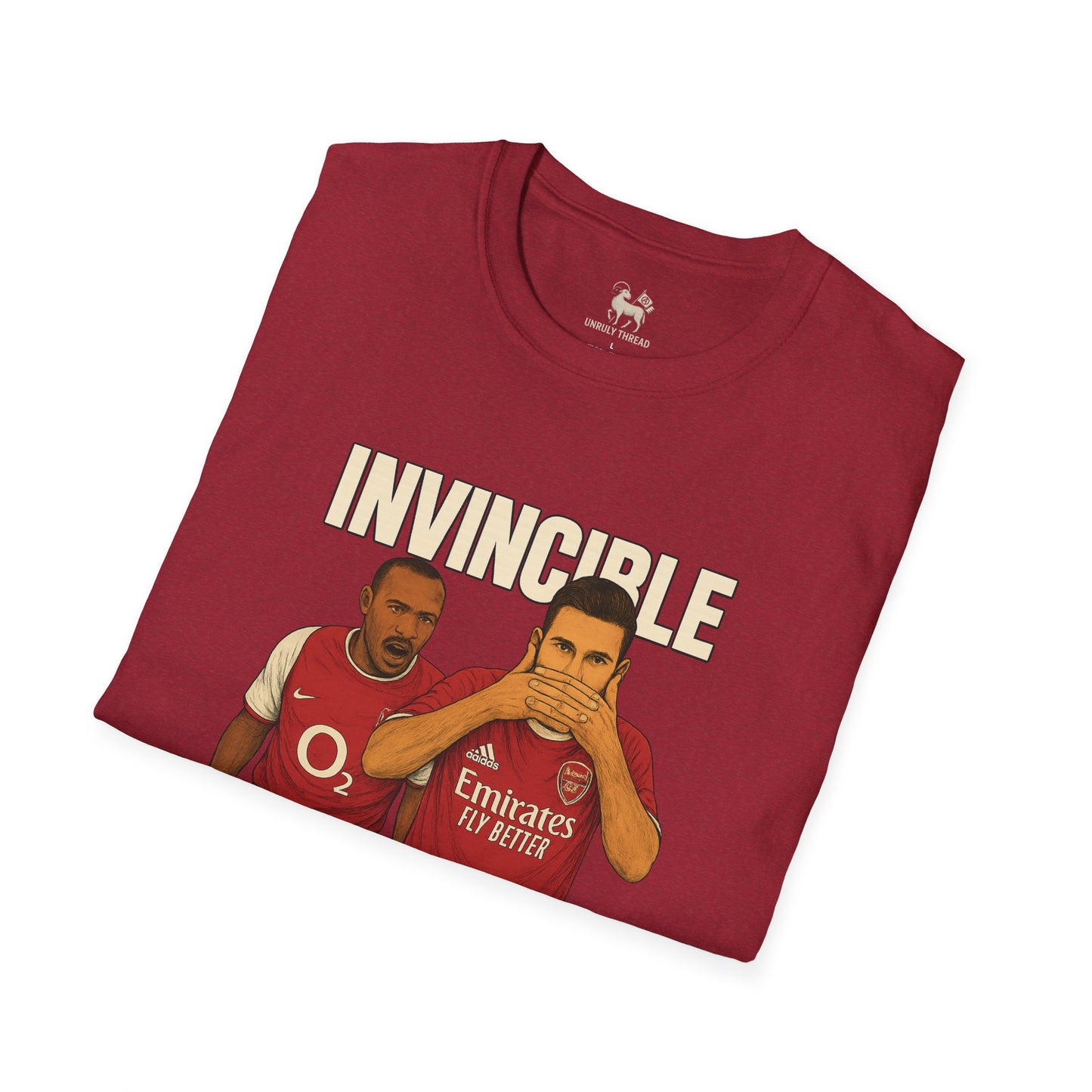 INVINCIBLE: Arsenal Legacy Tee ft. Henry & Gyökeres | Unisex Softstyle Shirt