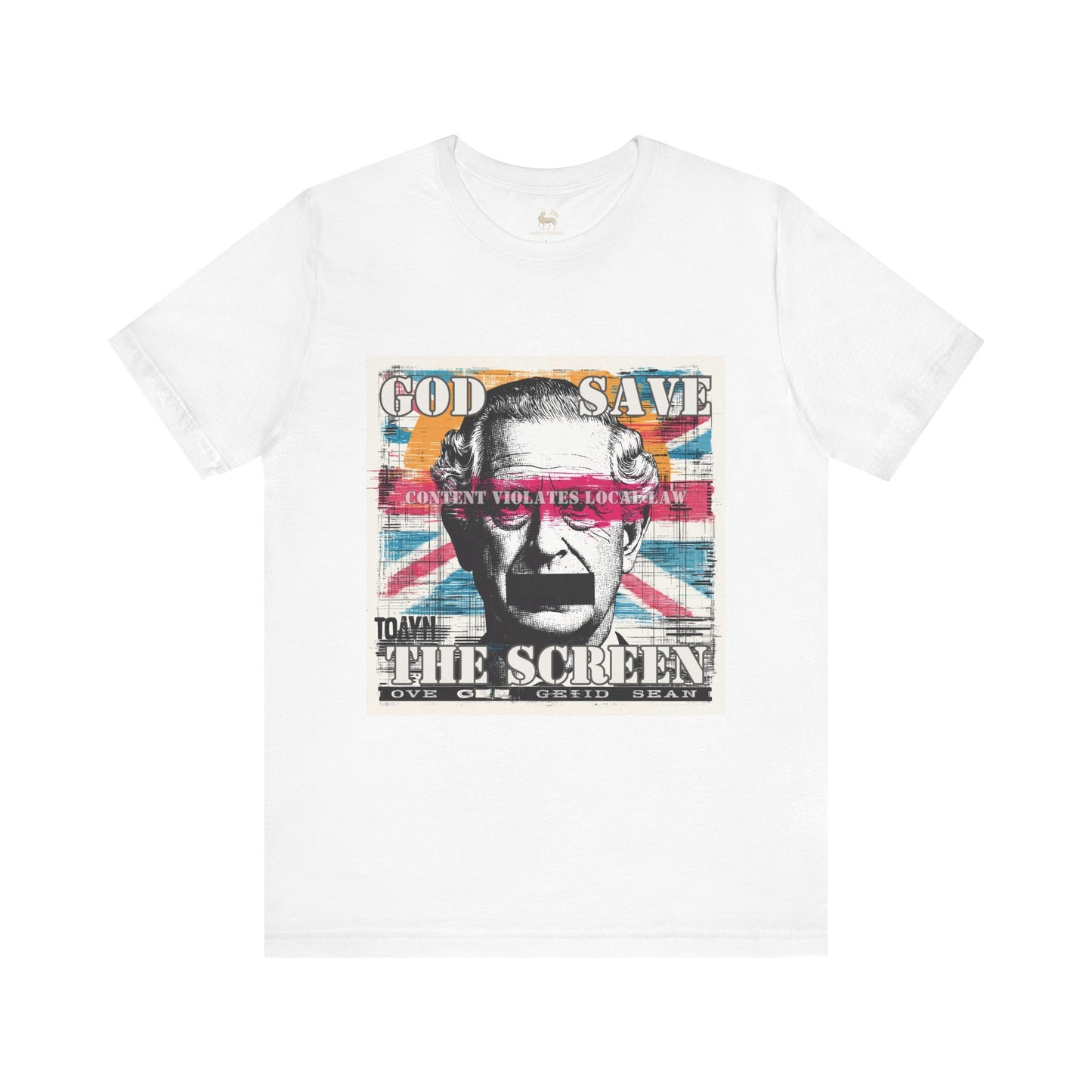 God Save The Screen – Protest Tee (UK Online Safety Act Edition) | Unisex Jersey Short Sleeve T-Shirt, Thought-Provoking Apparel