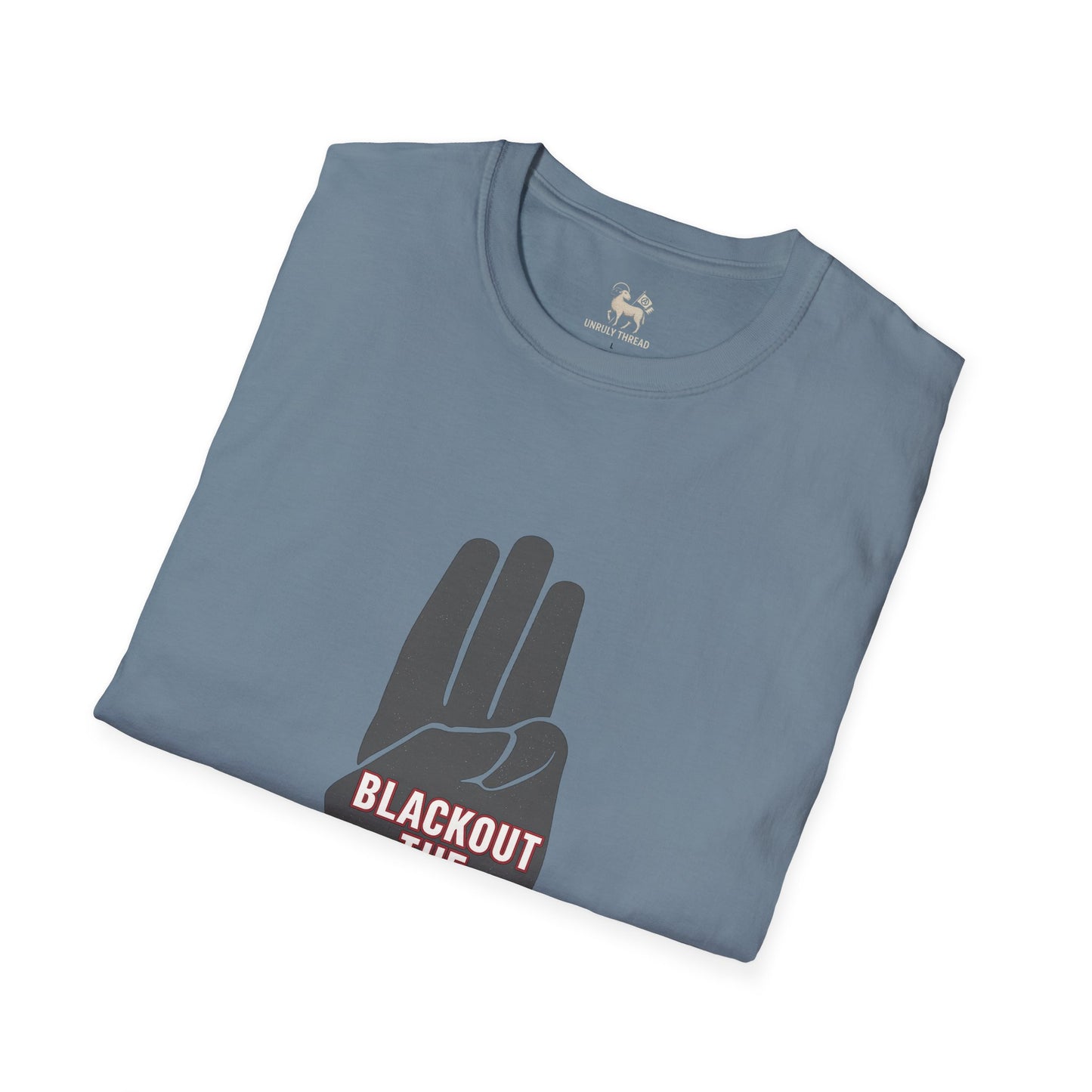 BLACKOUT THE SYSTEM T-Shirt | Activist Apparel by Unruly Thread