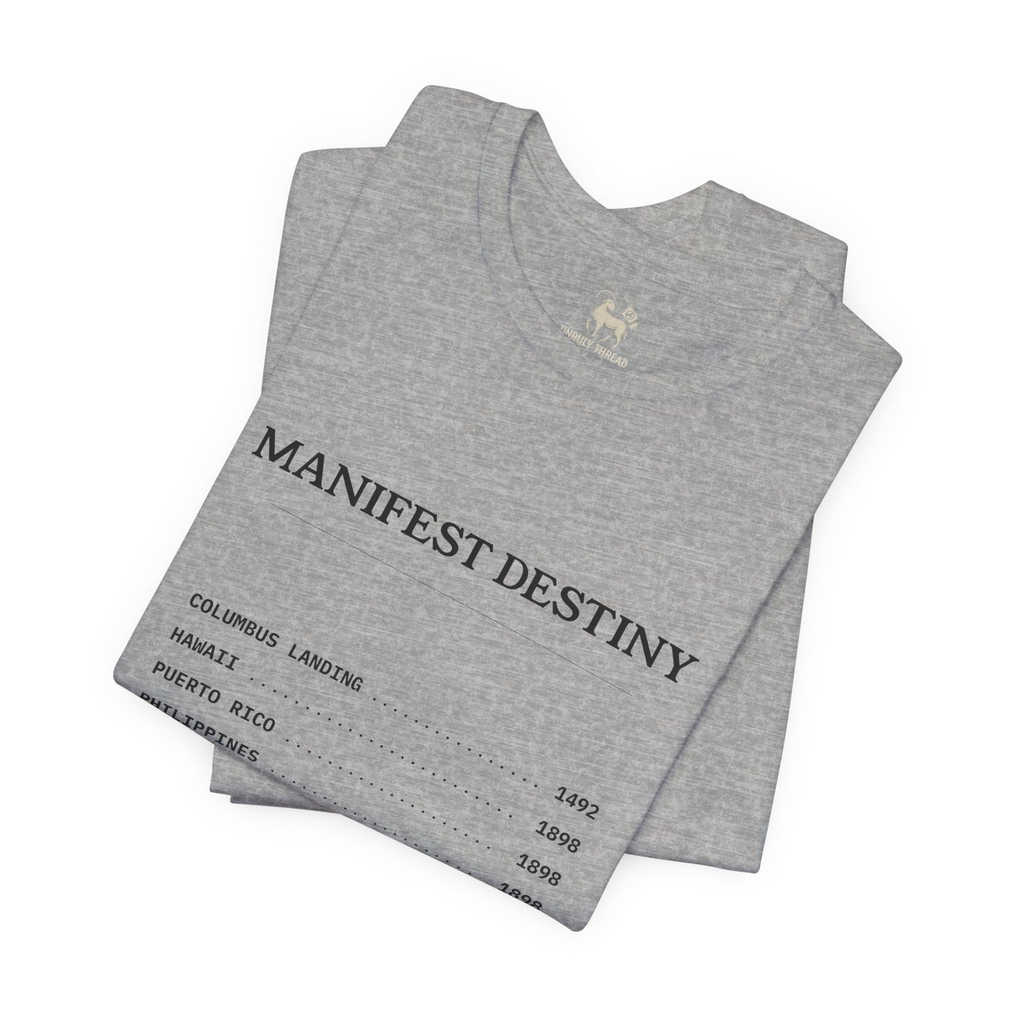 Manifest Destiny Timeline Tee | Political History Shirt