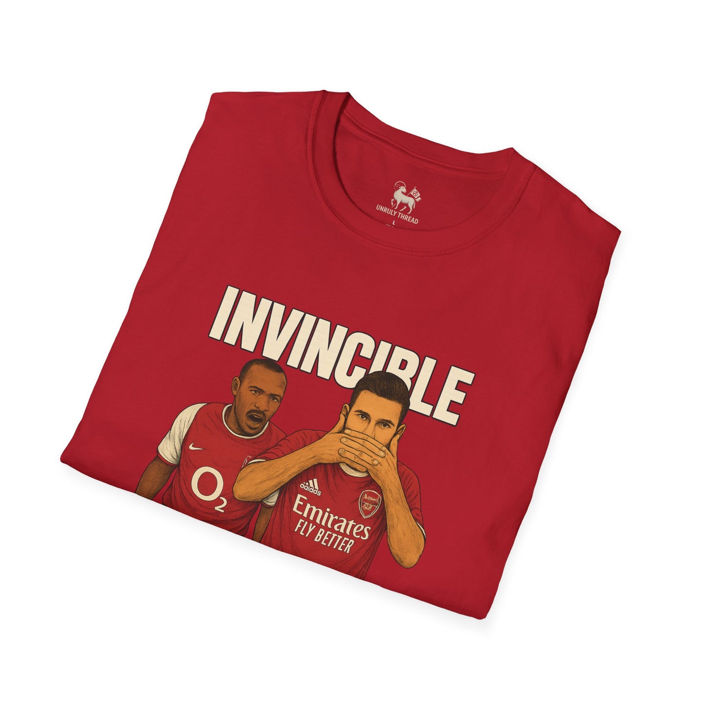 INVINCIBLE: Arsenal Legacy Tee ft. Henry & Gyökeres | Unisex Softstyle Shirt