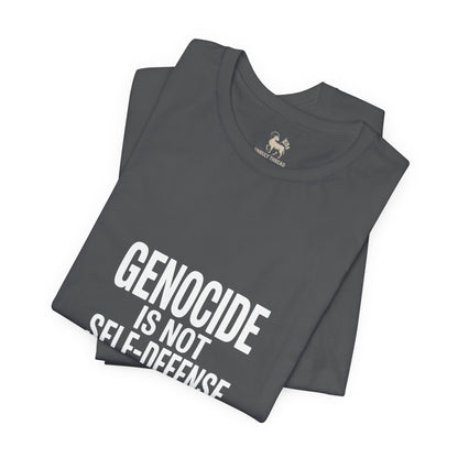 "Genocide Is Not Self-Defense" Palestine Solidarity Shirt | Watermelon Freedom Symbol | Protest Streetwear