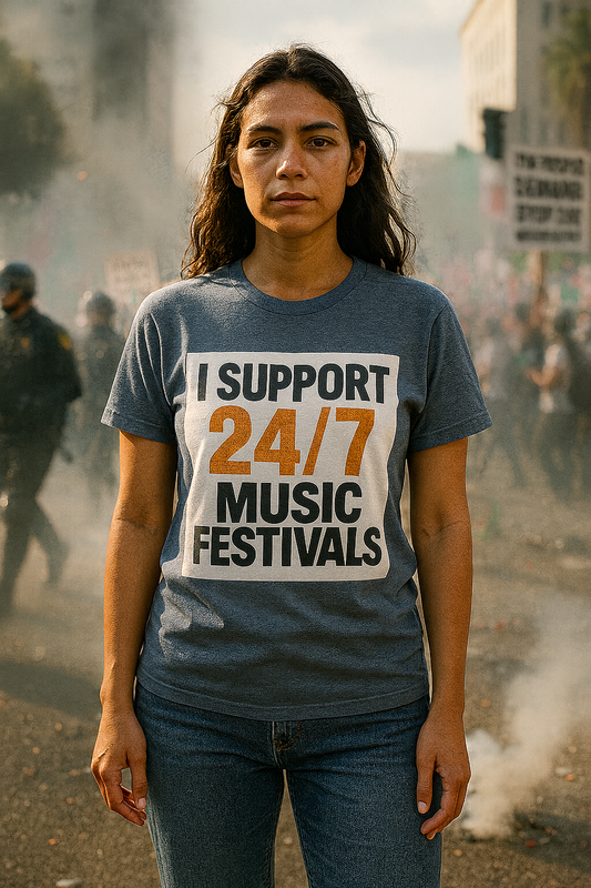 I Support 24/7 Music Festivals | Unisex Softstyle Shirt