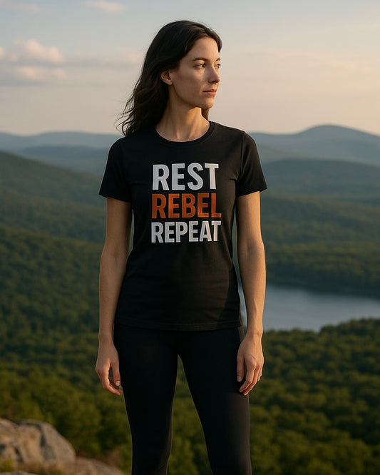 Rest. Rebel. Repeat. | Activist Apparel by Unruly Thread