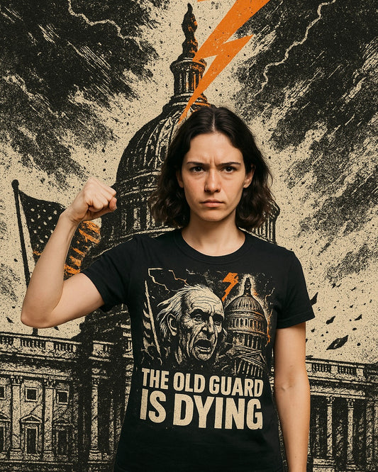 The Old Guard Is Dying– Drop 004 | Unisex Softstyle Protest Shirt