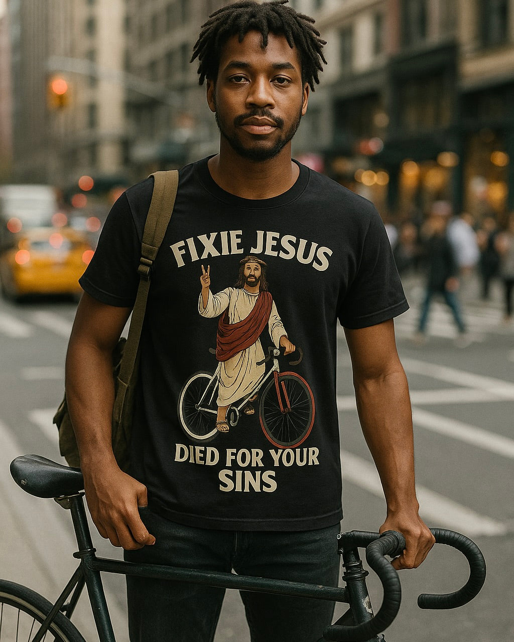 Fixie Jesus – Unruly Ride Tee