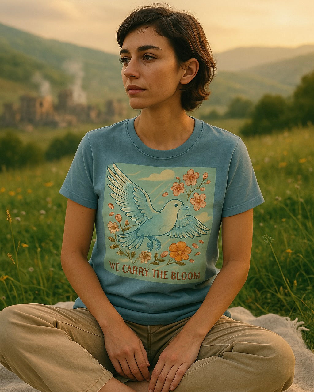 Stage 3 – We Carry the Bloom   | Unisex Softstyle Protest Shirt