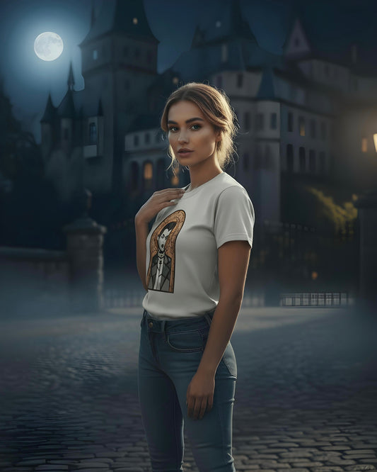 Saint Dracula T-Shirt – Punk Saint Vampire Graphic Tee