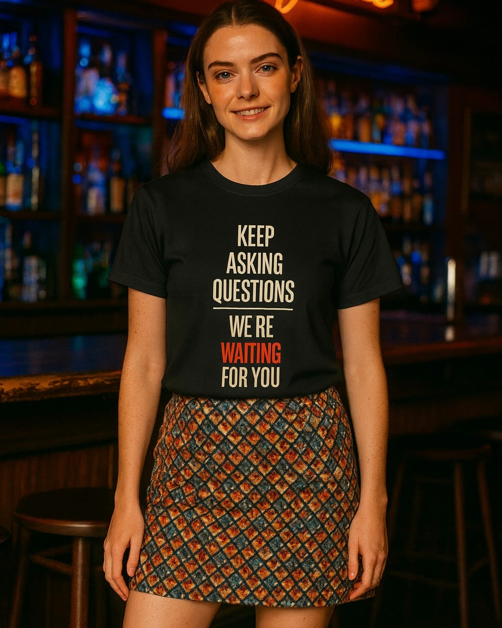 Keep Asking Questions Shirt – Truth Series 002 | Unruly Thread