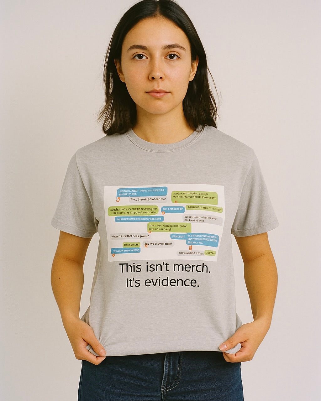 This Isn’t Merch. It’s Evidence. Protest T-Shirt | Bella + Canvas 3001 Unisex Tee