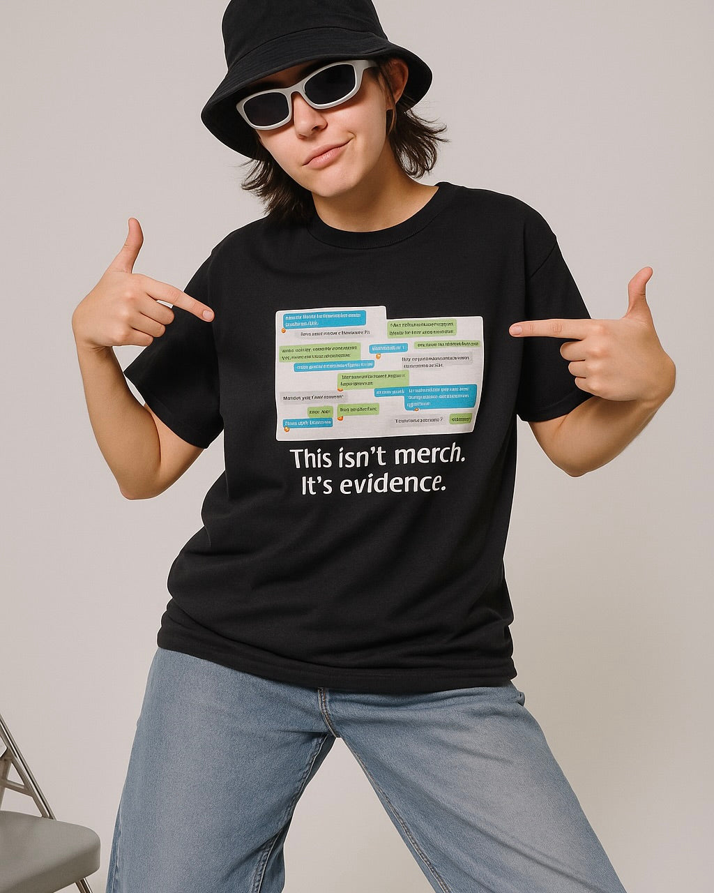 This Isn’t Merch. It’s Evidence. Protest T-Shirt | Bella + Canvas 3001 Unisex Tee