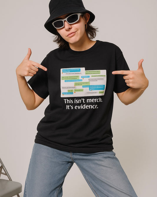 This Isn’t Merch. It’s Evidence. Protest T-Shirt | Bella + Canvas 3001 Unisex Tee