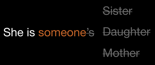 She Is Someone | Wake Orange Feminist Statement Hoodie | Unisex Independent SS4500 | Unruly Thread