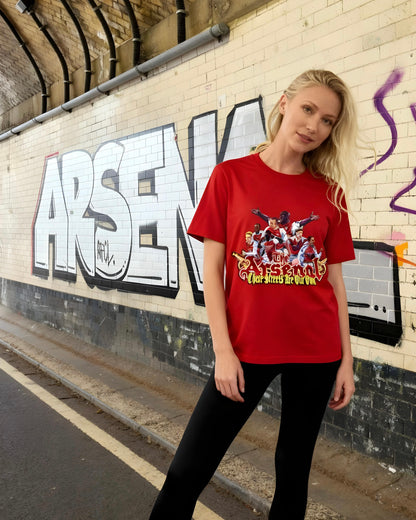 The Arsenal Tifo | “These Streets Are Our Own” | Unruly Sport Ultra Artwork Tee