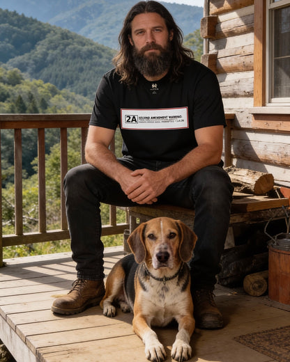 2A* | Second Amendment Warning Label | Minneapolis 1.24.26 | Constitutional Rights Tee