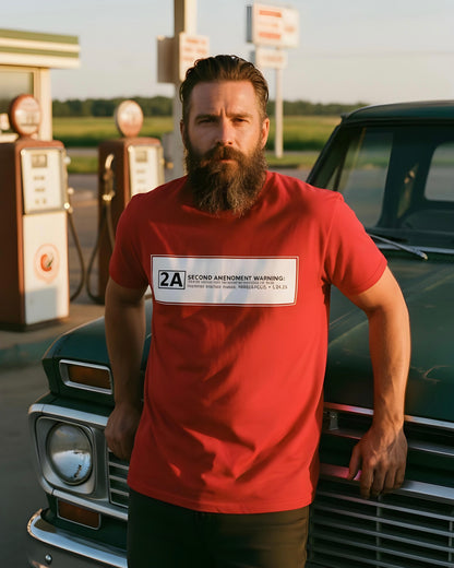 2A* | Second Amendment Warning Label | Minneapolis 1.24.26 | Constitutional Rights Tee
