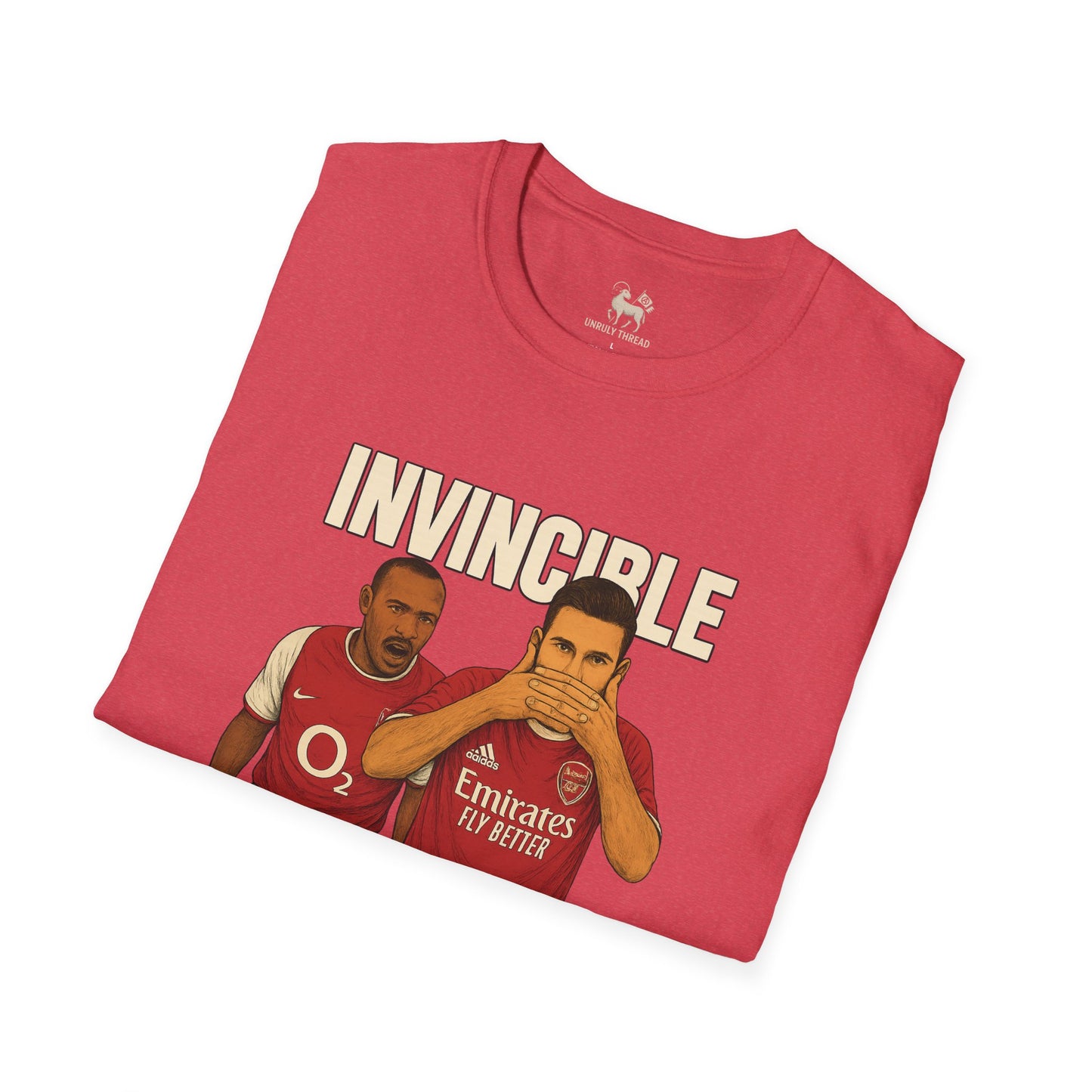 INVINCIBLE: Arsenal Legacy Tee ft. Henry & Gyökeres | Unisex Softstyle Shirt