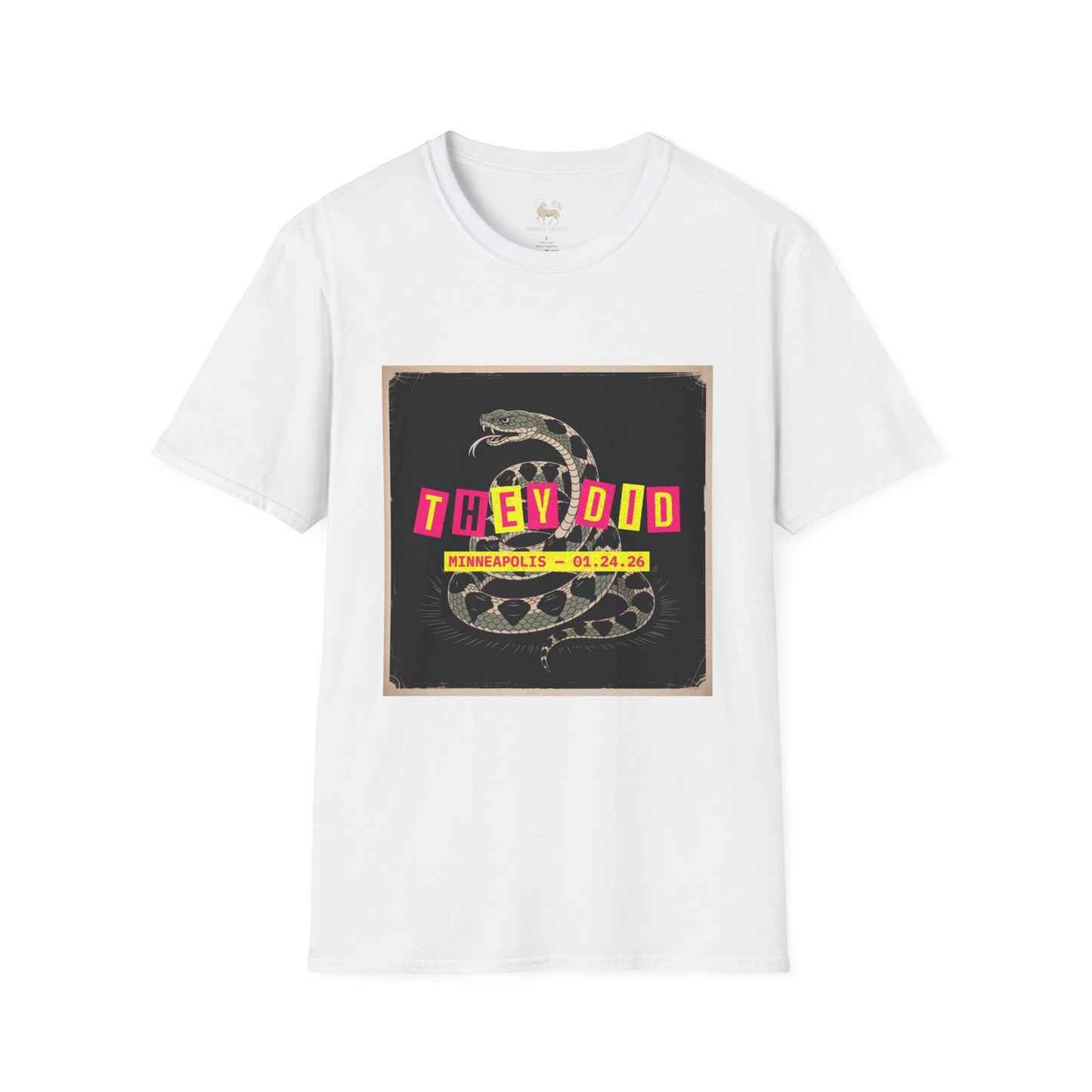 THEY DID | Minneapolis 01.24.26 | Gadsden Snake 2A Tee