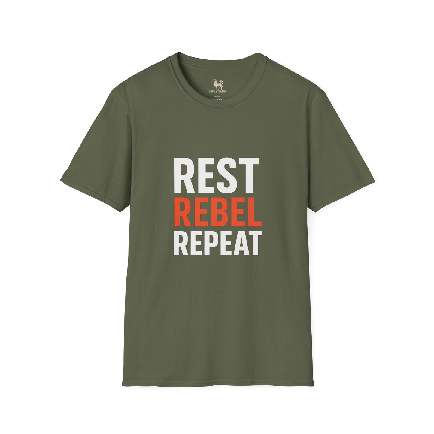 Rest. Rebel. Repeat. | Activist Apparel by Unruly Thread