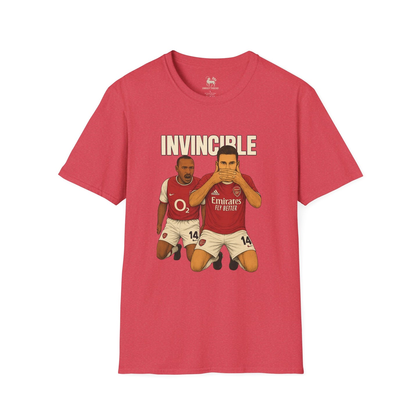 INVINCIBLE: Arsenal Legacy Tee ft. Henry & Gyökeres | Unisex Softstyle Shirt