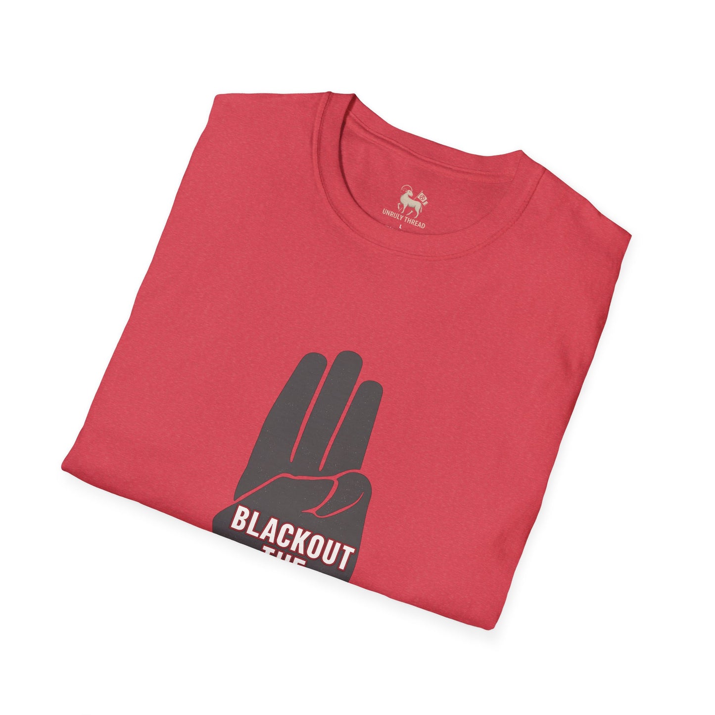 BLACKOUT THE SYSTEM T-Shirt | Activist Apparel by Unruly Thread